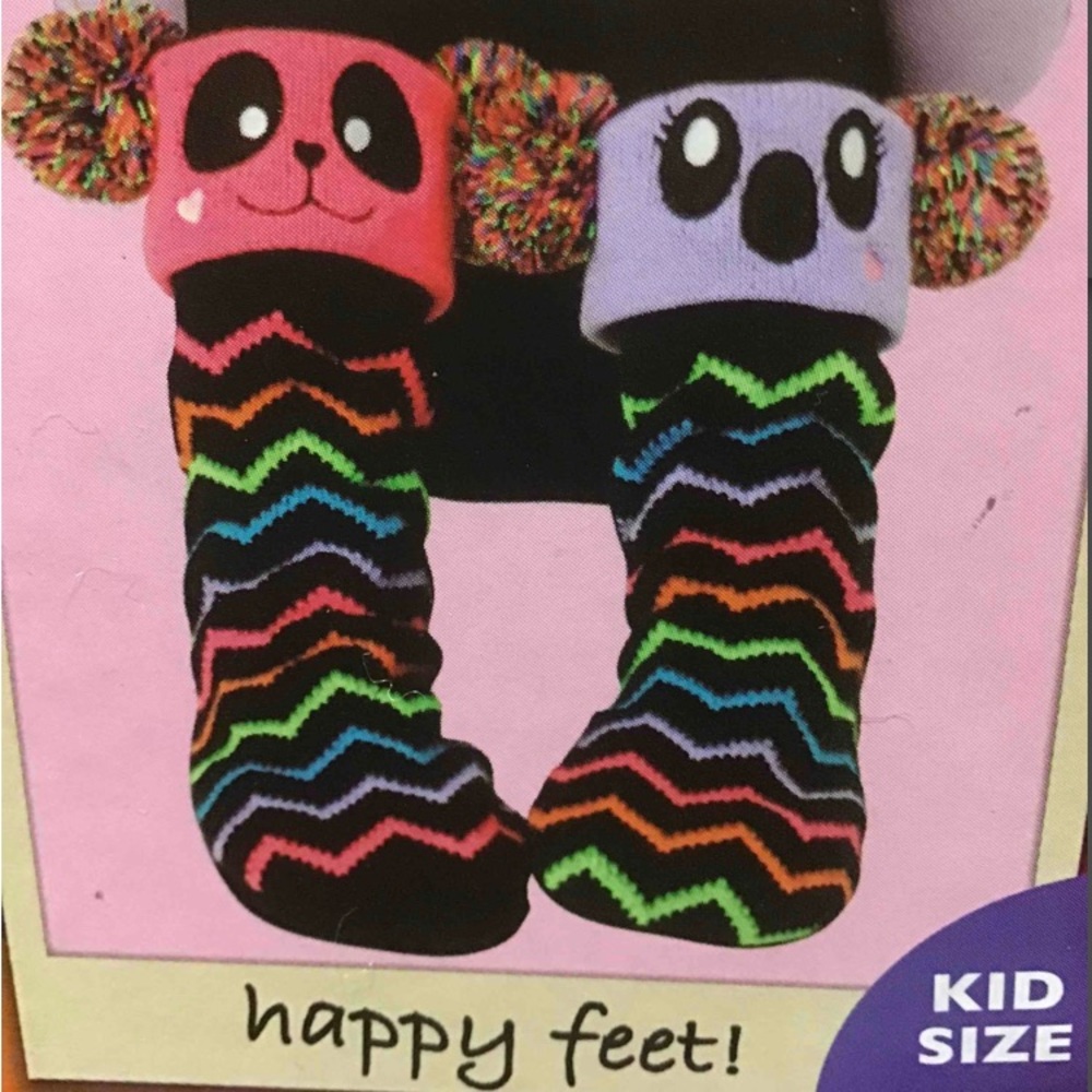 Little Miss Matched Comfy Critters Socks  **NEW IN PACKAGE**